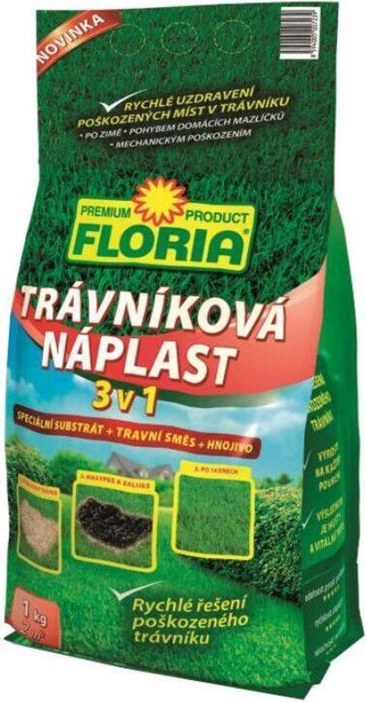 AGRO Floria Trávníková náplast 3v1 1 kg AGRO 008216 Obrázek produktu 