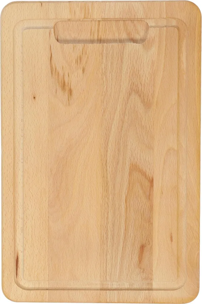 Planche à découper robuste en hêtre - Surface de coupe 32 x 21 cm