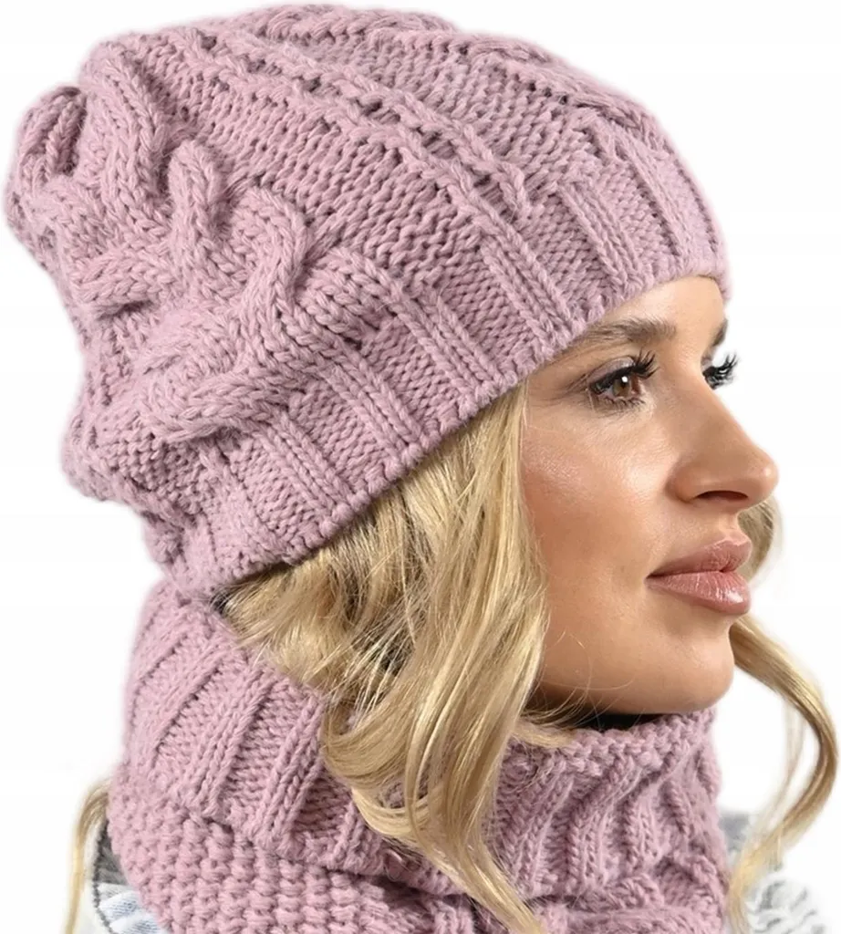 Cappello Donna A4 Rosa Sporco: Eleganza Invernale e Comfort Premium