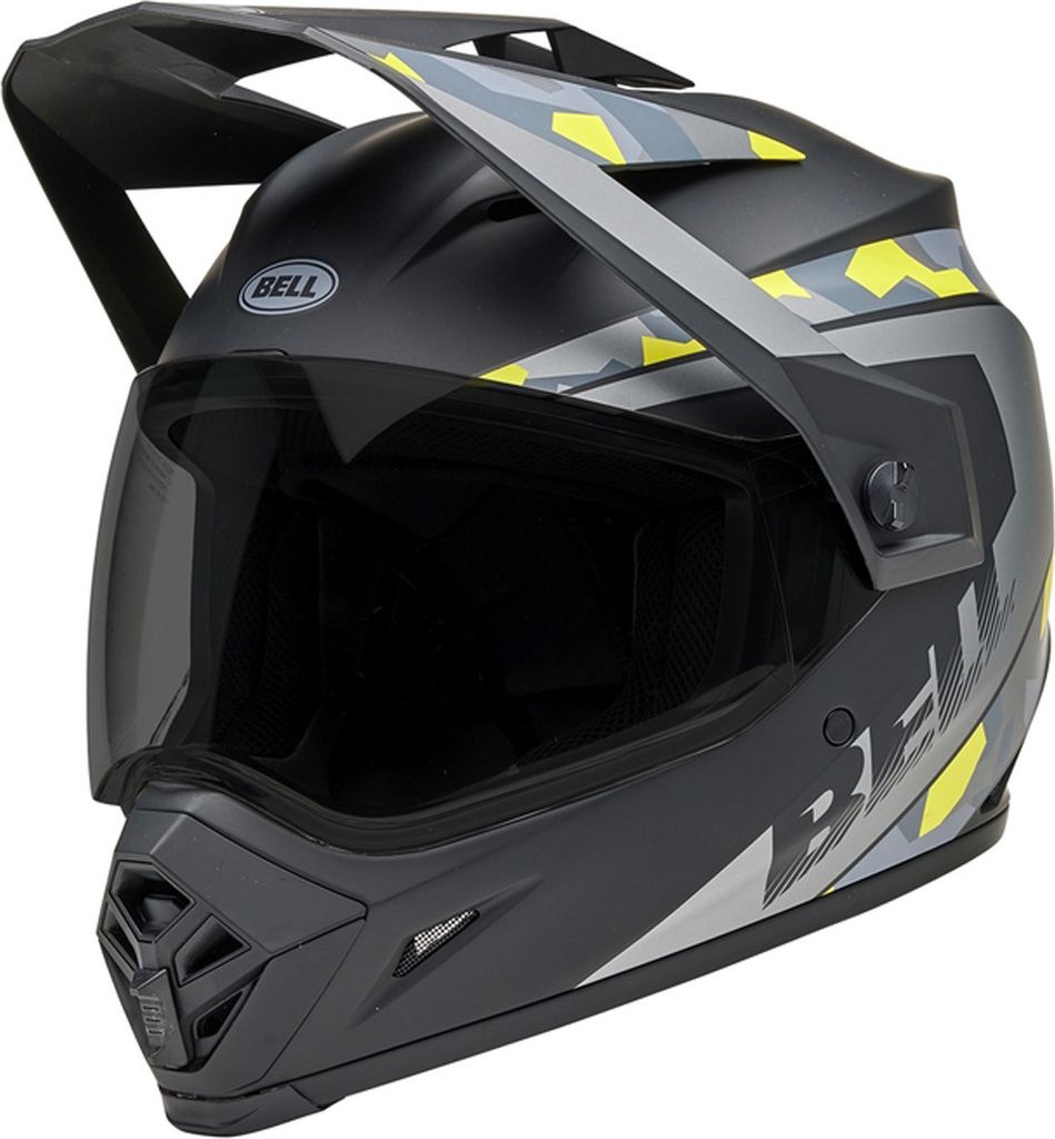 Bell MX-9 Adventure MIPS Enduro Helm, grau/gelb, S (55/56)