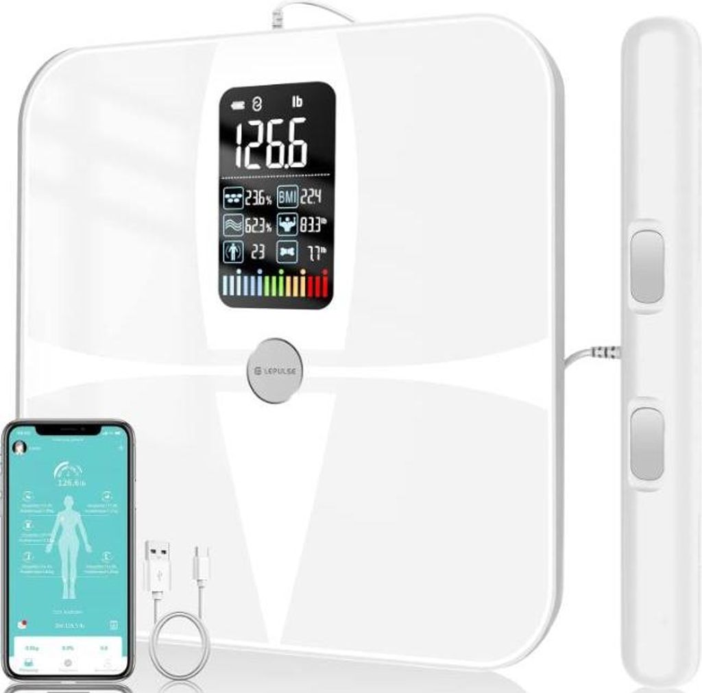 Körperfettwaage mit Handsensoren Lescale P1, Lepulse Produktbild 