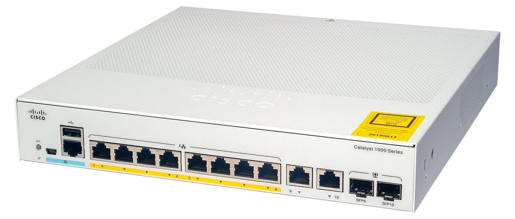Cisco CAT1000L 10Port fixed managed L2 Switch: - Produktbild 