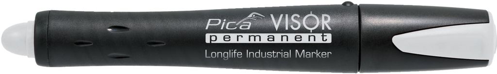 Pica-Marker Visor, Weiß, Schwarz, Orange, Weiß, Produktbild 