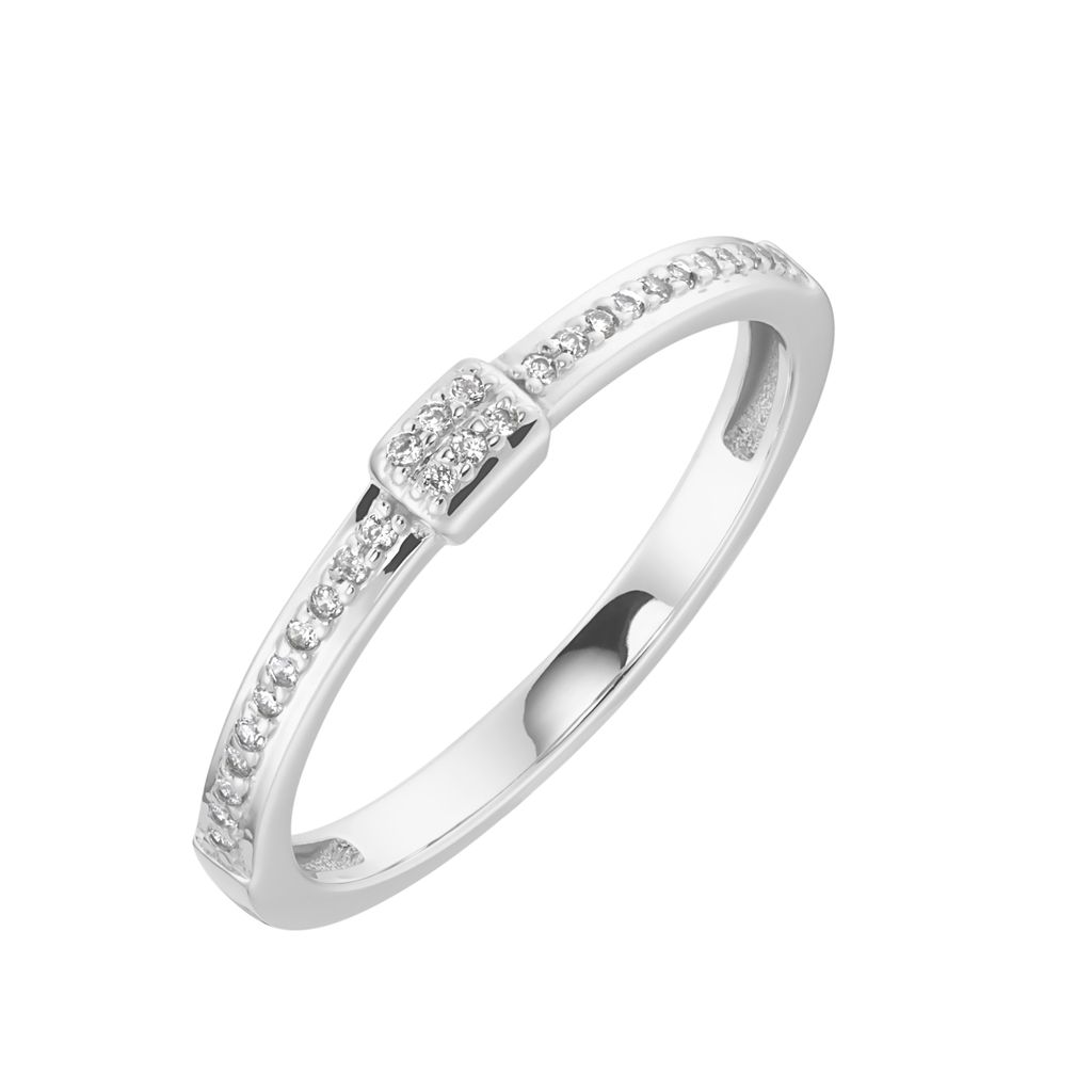 Ring Luigi Merano mit Zirkonia, Gold 375 Silber 54