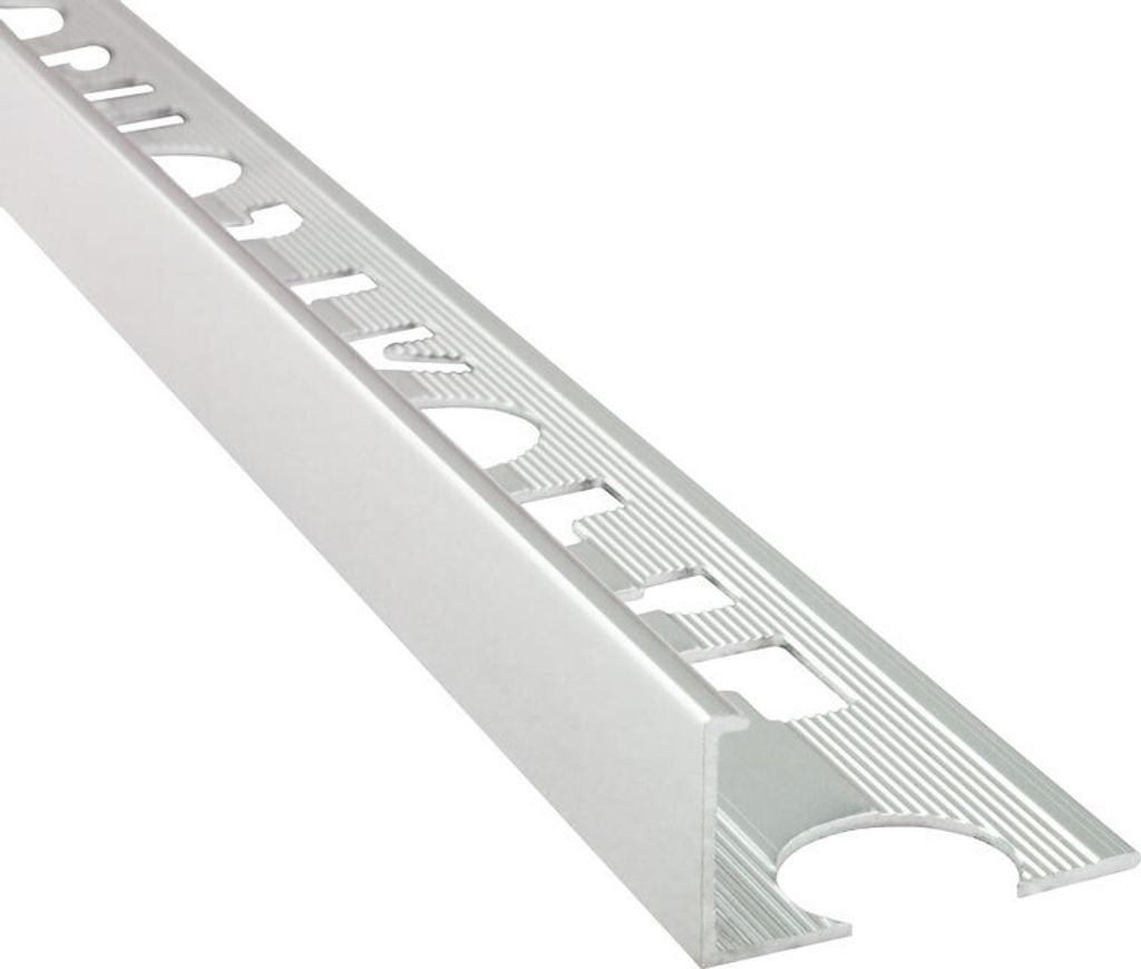 Alu L-Profil Fliesenschiene Fliesenprofil Schiene L270cm 10mm silber poliert