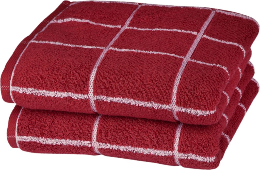 Ross Handtuch Sensual Skin - Überkaro 50 x 100 cm vino Überkaro