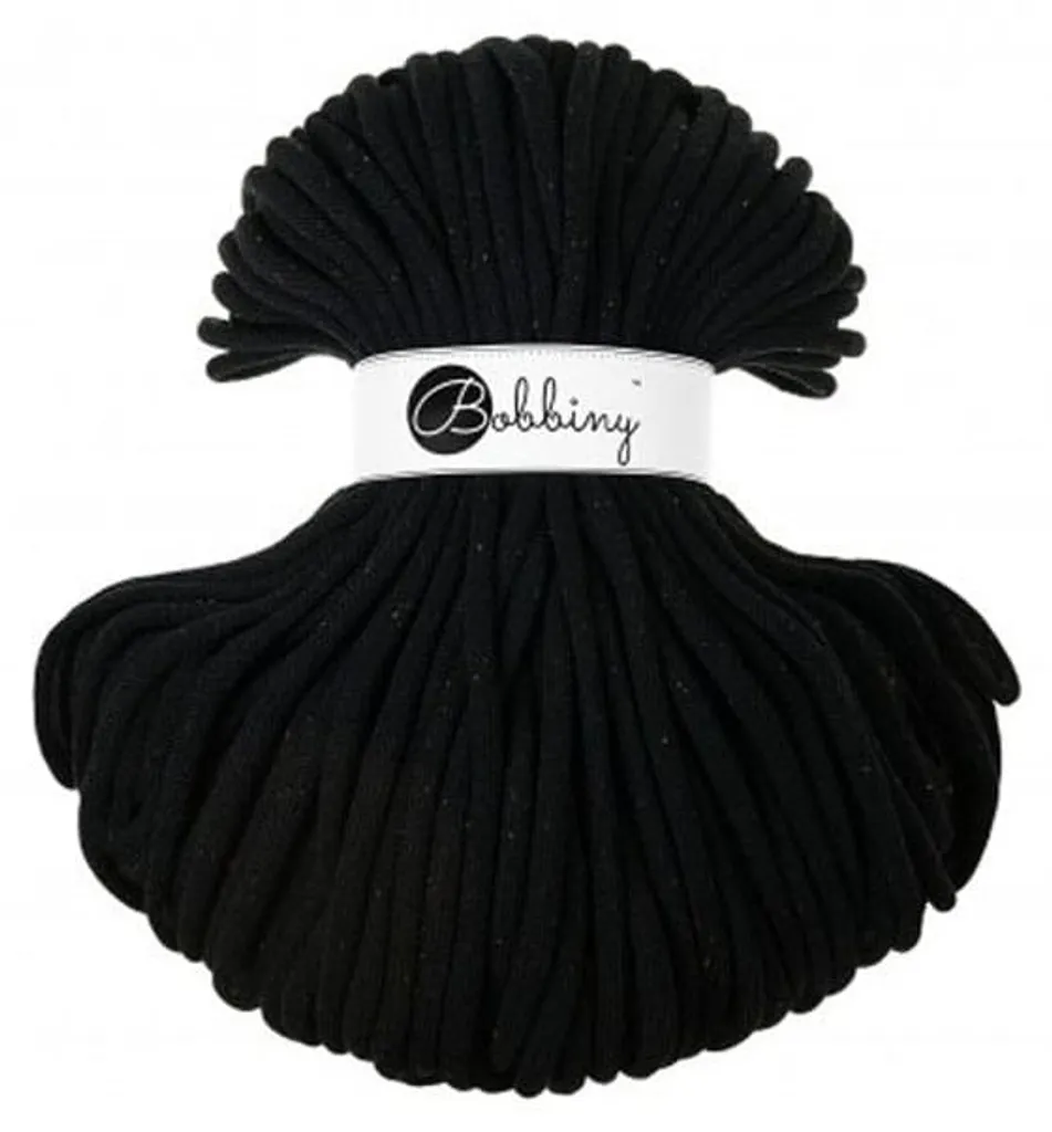 Corde de Coton Tressée 9 mm Bobbiny Jumbo Midnight Dust Bobine 100 m
