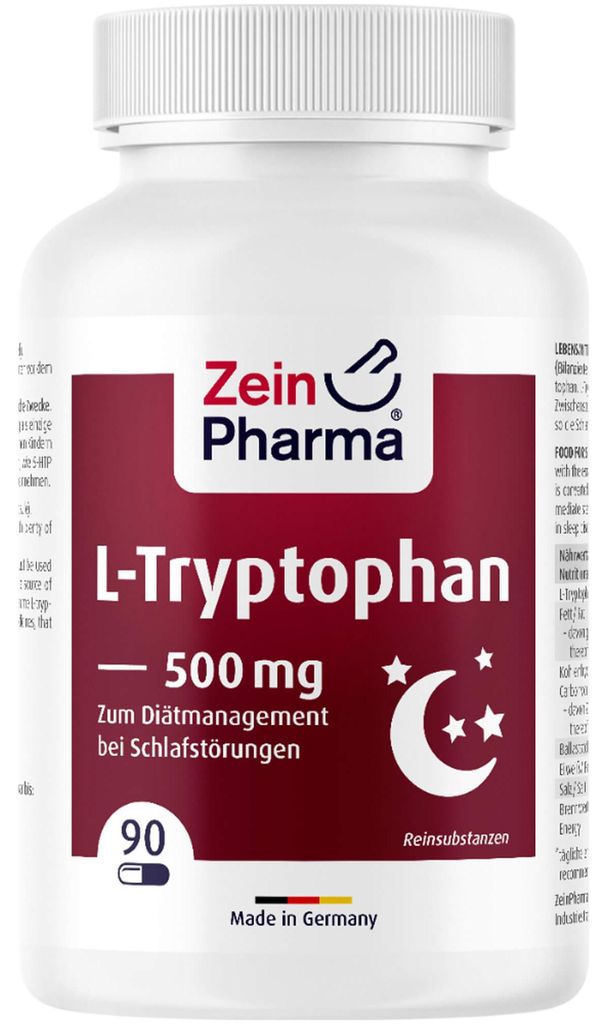 Zein Pharma l-tryptofan, 500 mg, 90 kapslí 13767 Obrázek produktu 