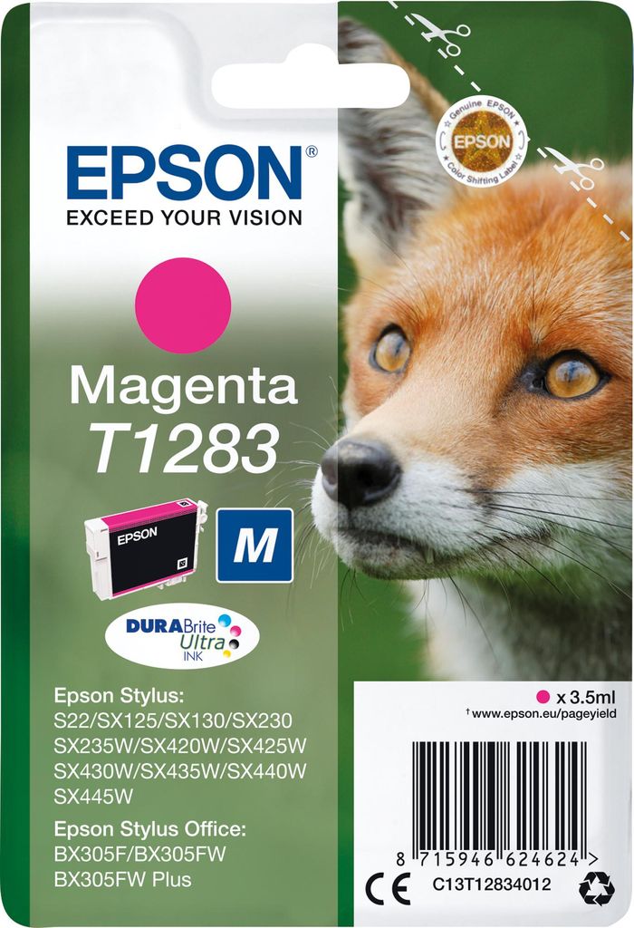 Epson T1283 - 3,5 ml - formato M - magenta - originale - Immagine del prodotto 