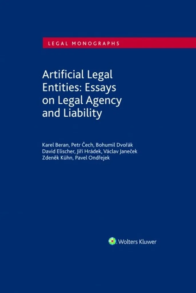 Livre Droit des Sociétés : Artificial Legal Entities de Karel Beran