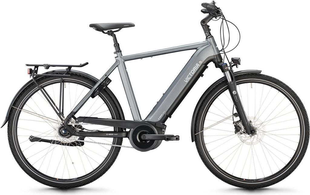 VICTORIA Elektro-Trekkingrad "TRESALO 11" (#1), Diamant, 28", carbonite grey ...