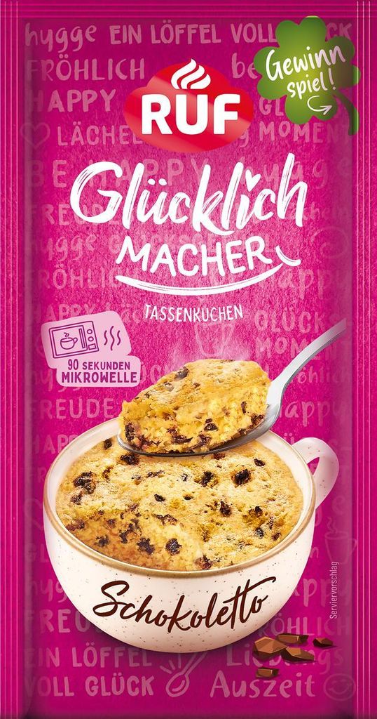 RUF Glücklichmacher Tassenkuchen Schokoletto Produktbild 