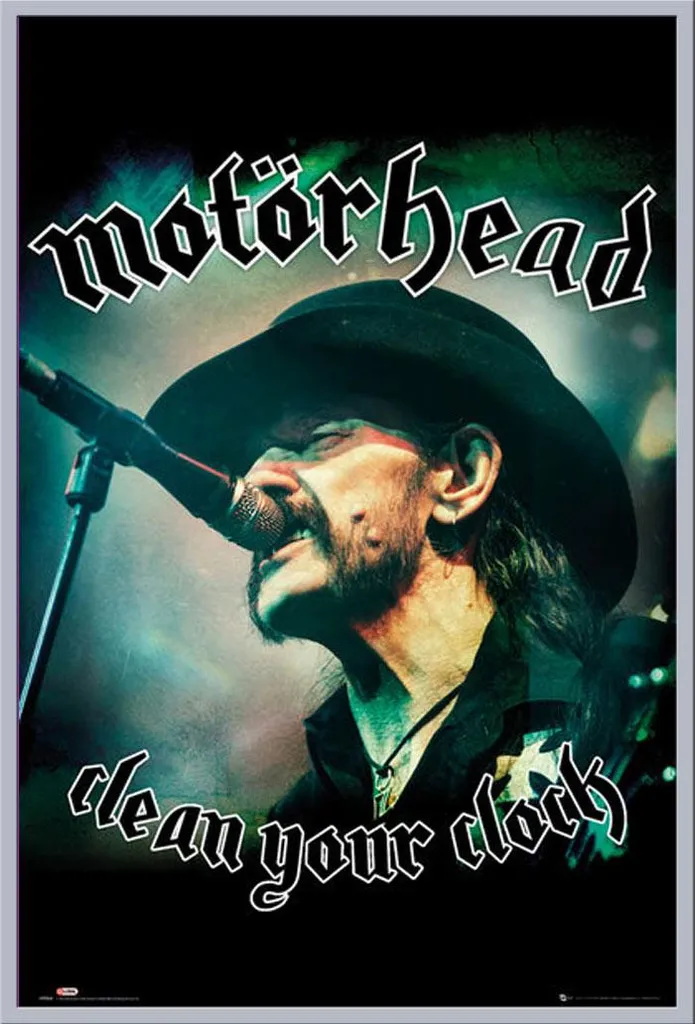 Protégez votre affiche Motörhead avec ce cadre Shinsuke argenté anti-choc