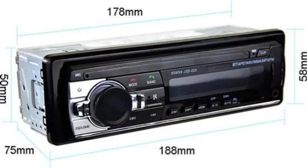 Autoradio Bluetooth pour Voiture avec USB et Télécommande - Kit - 3