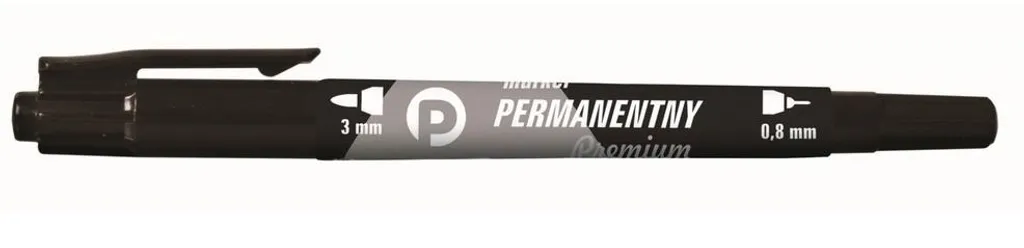 Fornitura 12 Marcatori Permanenti Neri KM501-V2 | Doppia Punta Ufficio