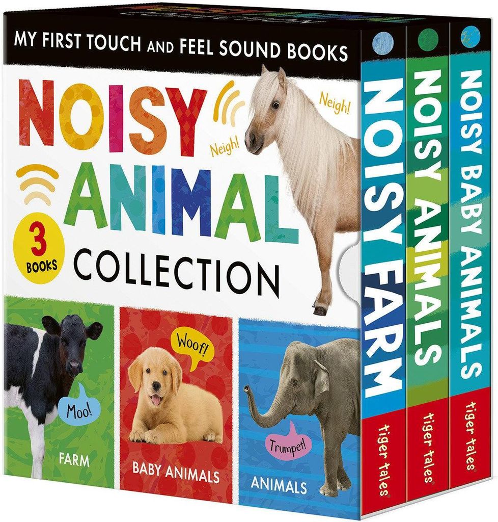 Noisy Animal 3-Book Boxed Set: My First Touch and Feel Sound Books