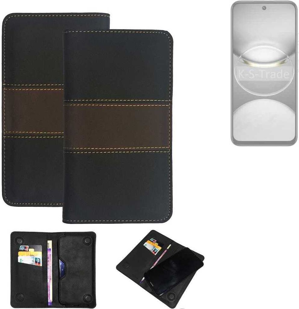 K-S-Trade Hülle Handyhülle kompatibel mit Tecno Spark 30C Schutzhülle Walletcase Bookstyle Tasche Schutz Case Handytasche Wallet Cover Kunstleder