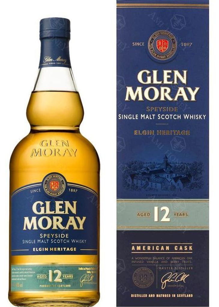 Glen Moray Malto Singolo 12 anni 700ml Immagine del prodotto 