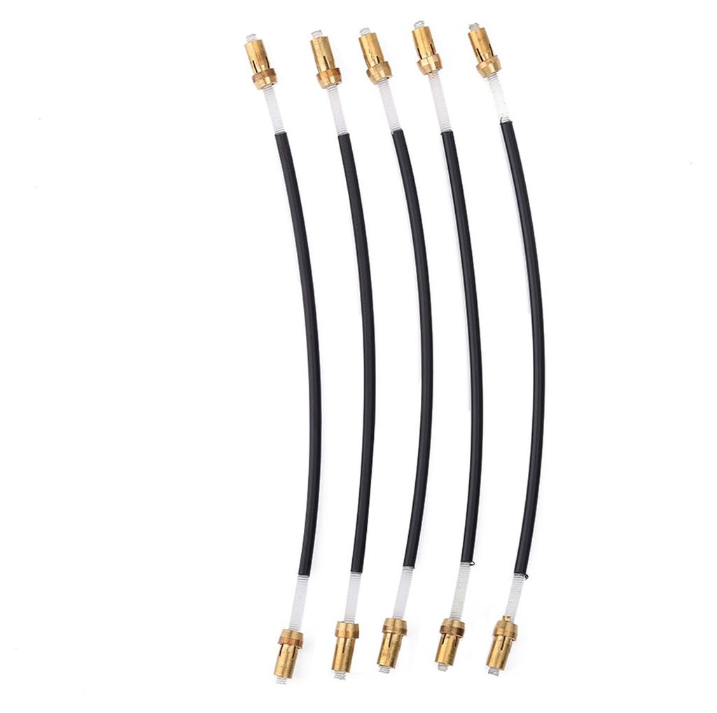 5 Stück Nylon-Saitenhalter mit Messing-Schraubverbinder für 3/4- und 4/4-Violinen