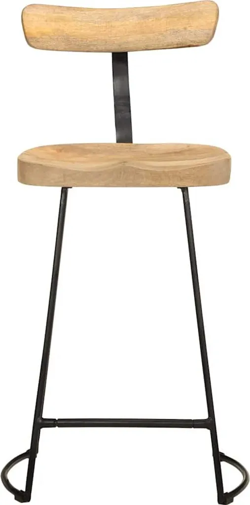 Sgabelli Bar vidaXL Legno Mango Massiccio | Arredo Casa Vintage