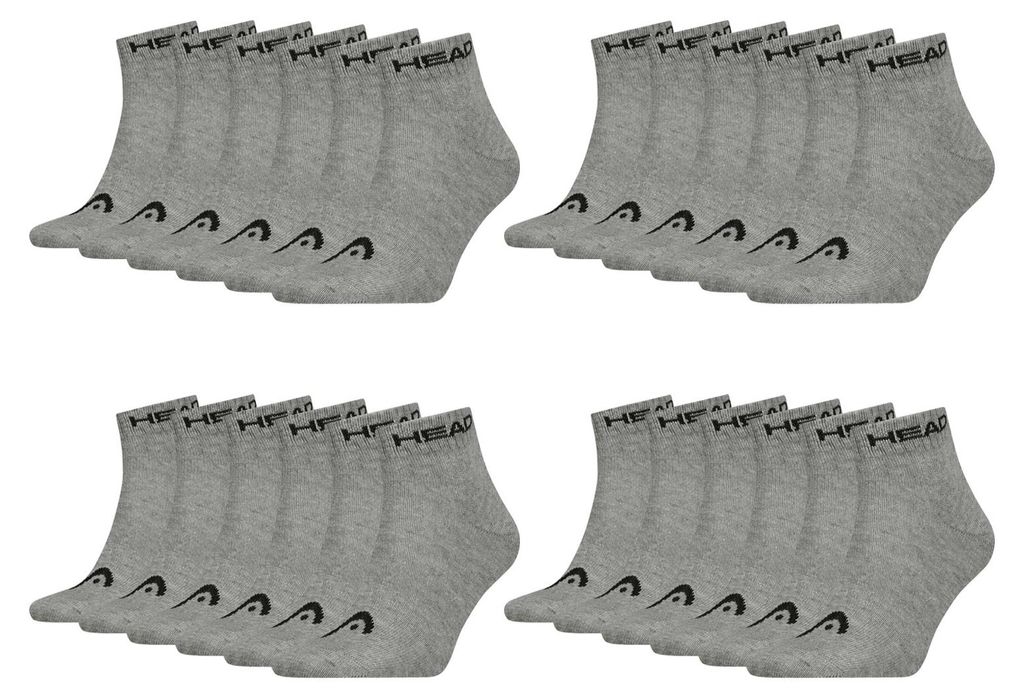 12 Paar HEAD Uni Quarter Socken All Sports Training Socks Produktbild 