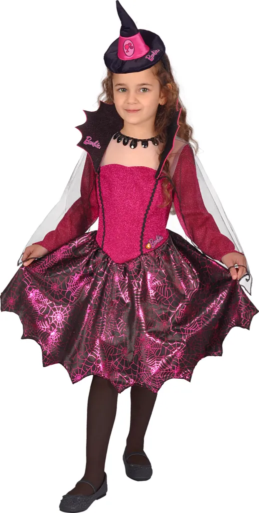 Costume Barbie Witch Officiel : Déguisement Confortable Fille 3-4 Ans