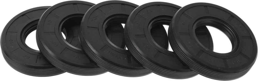 Universal Oil Seal TG4 Lip Seal Ring Rotary Shaft Seal 30x62x10mm High Pressure NBR Rubber Black 5 Stück