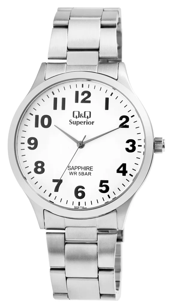 Orologio Uomo Q&Q Superior S278J214Y - Design Classico Argento