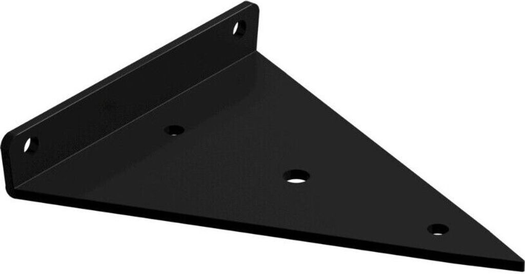 Regalhalterung Regalträger Regalhalter Regal Winkel Wand verdeckte Montage Schwarz 130x163mm