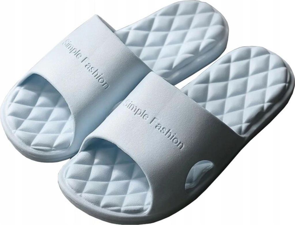 Badeslipper - Badesandalen - Damen - Leichte Schaumstoff- Badeschuhe - Für den Strand - Für das Schwimmbad - Blau - 38-39