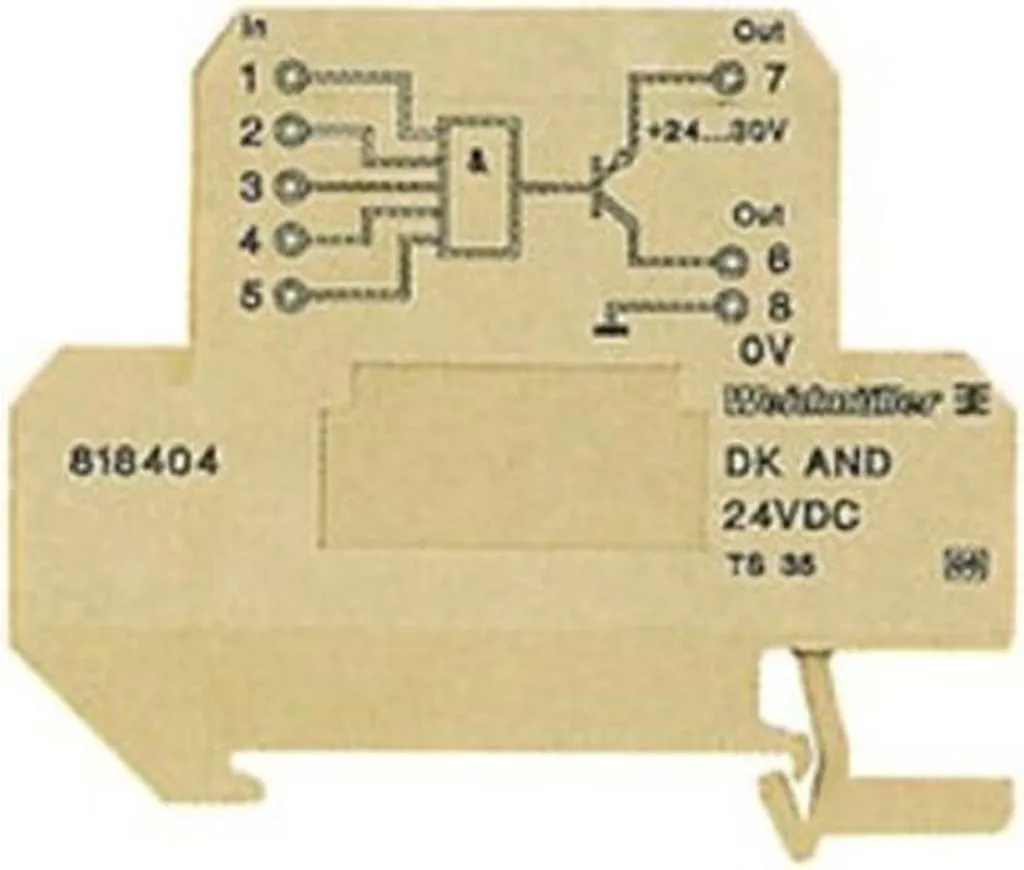 Fiabilisez vos Commandes avec Weidmüller DK AND 35 24VDC 8184040000 ET