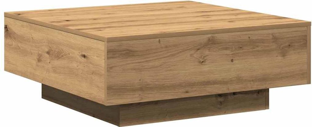 vidaXL Couchtisch Artisan-Eiche 80 x 80 x 31 cm Produktbild 