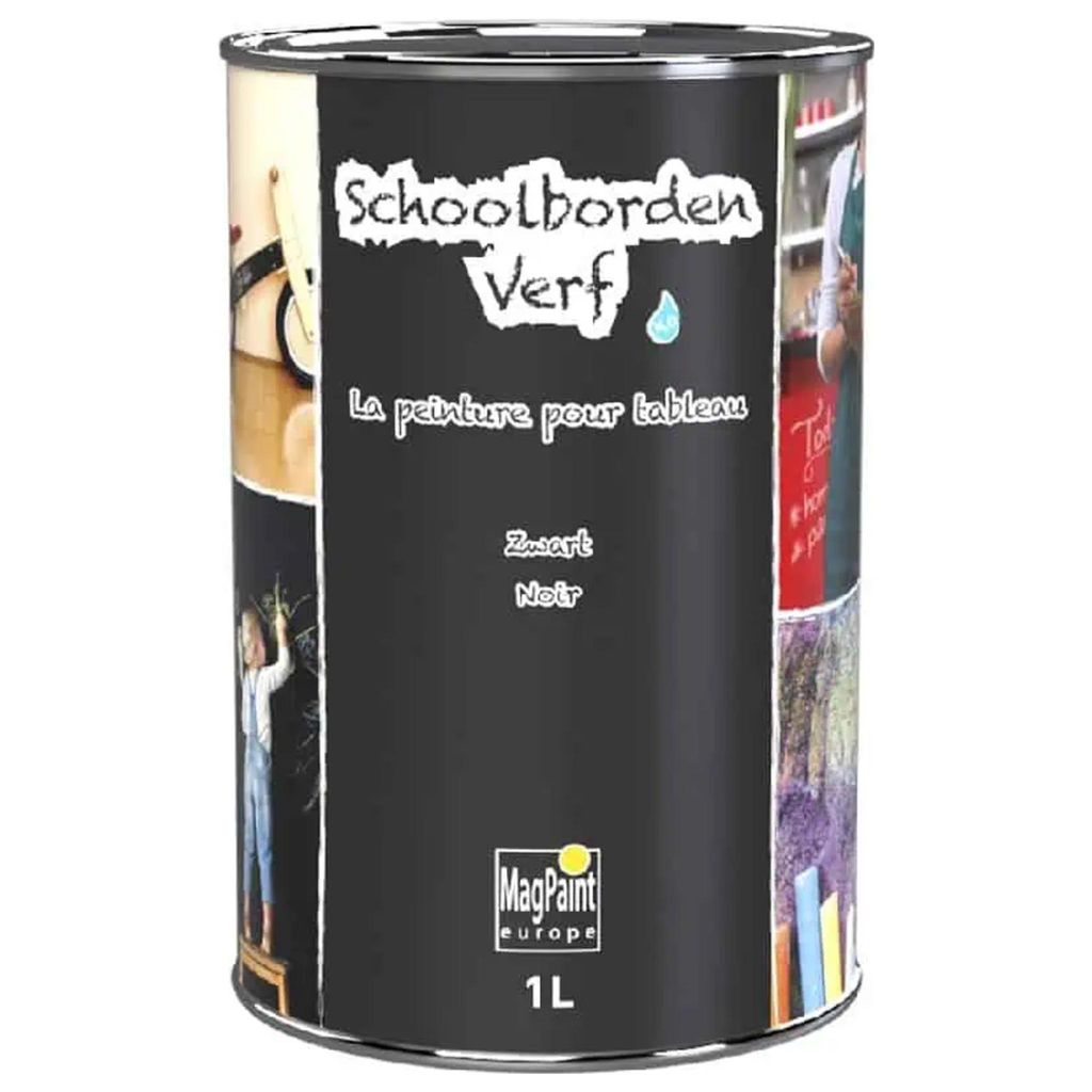 MagPaint Schoolbordverf Zwart 1 L – krijtbordverf voor Productafbeelding 