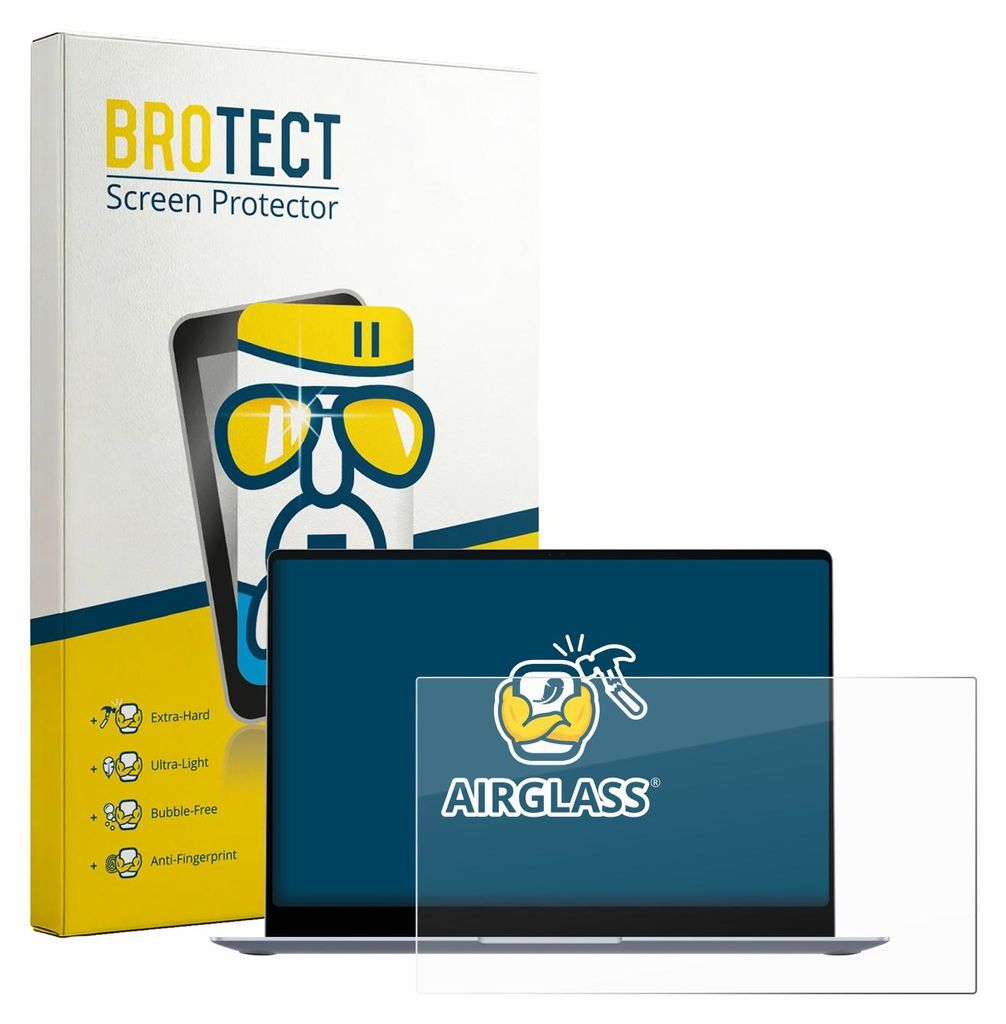 BROTECT Schutzglas für Samsung Galaxy Book4 Edge 15.6" Schutzfolie Panzer Folie Glas Display Schutz klar