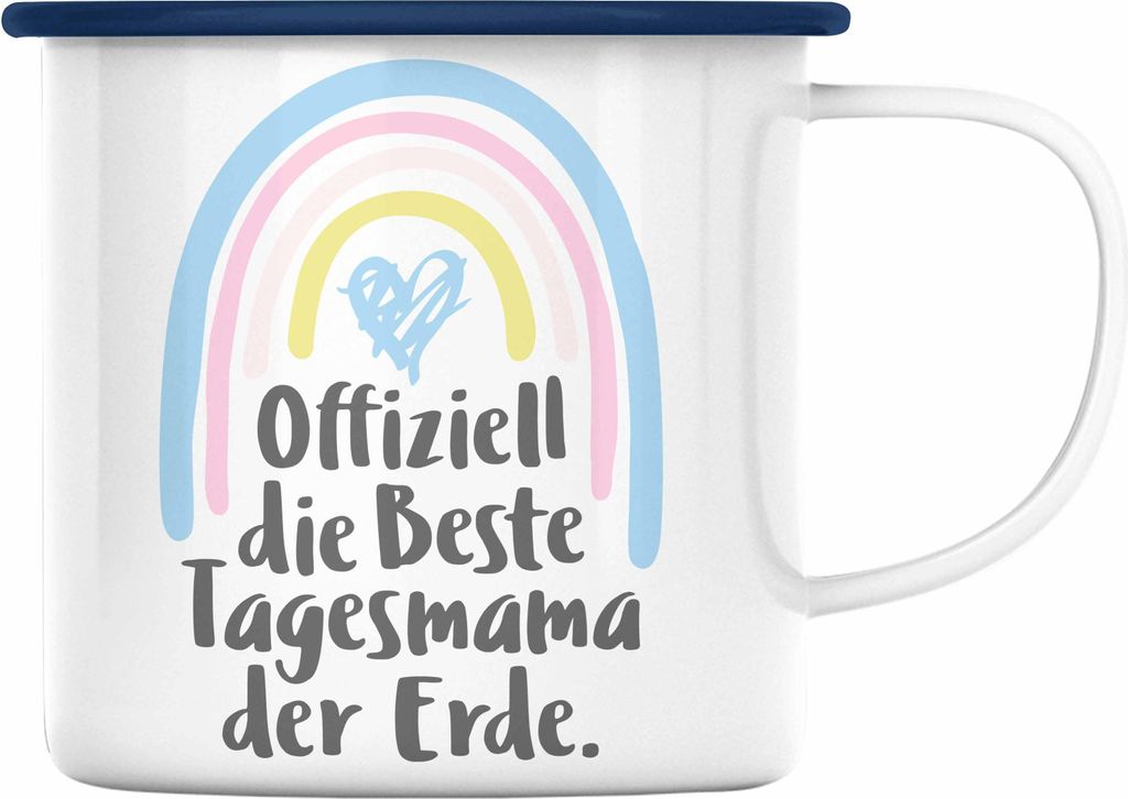 Trendation - Beste Tagesmama der Erde Geschenk Emaille Produktbild 