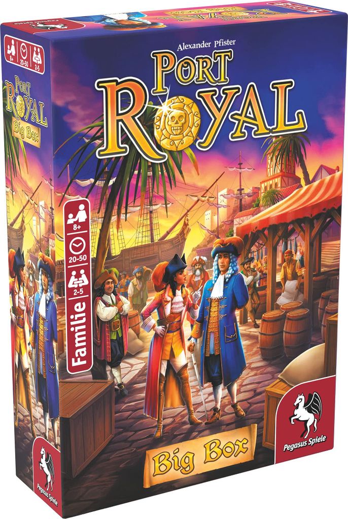 Pegasus Port Royal Big Box, Gra planszowa, Rodzina, 8 Zdjęcie produktu 