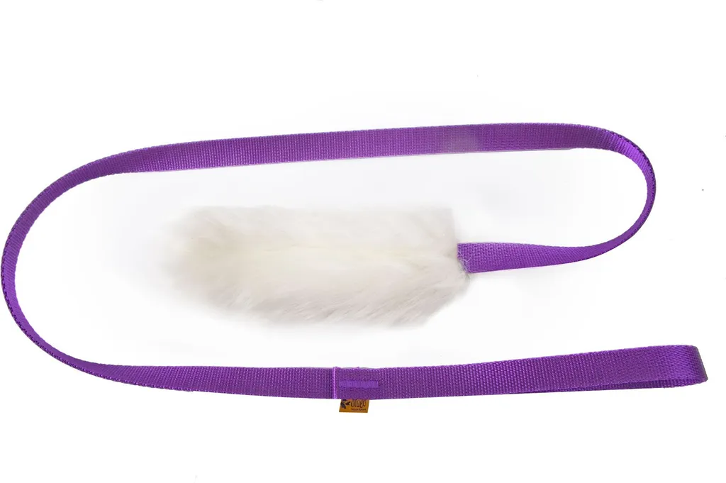 Dingo Gear Gioco Pelle Pecora Naturale Manico Bungee 130cm