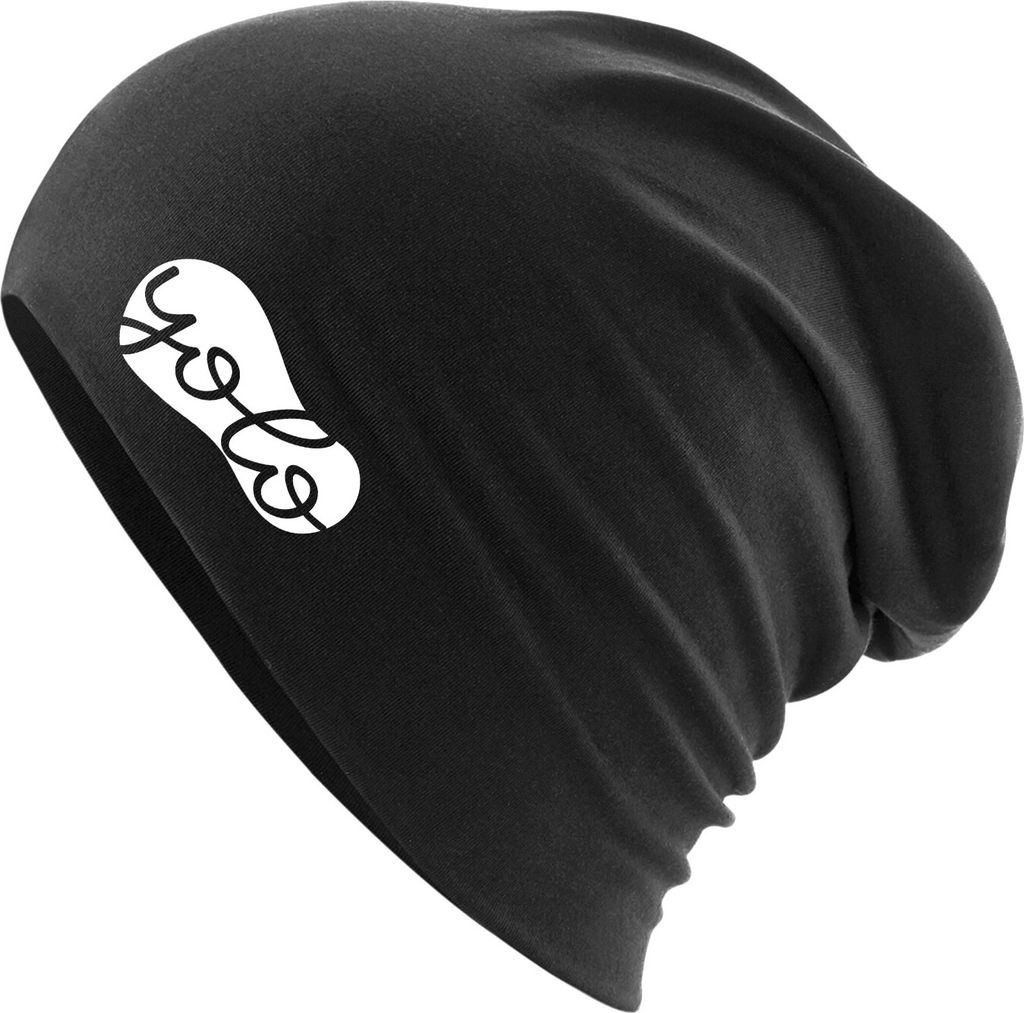 Huuraa Beanie YOLO you only live once Black One Size Baumwolle und Elasthan Mütze Geschenkidee