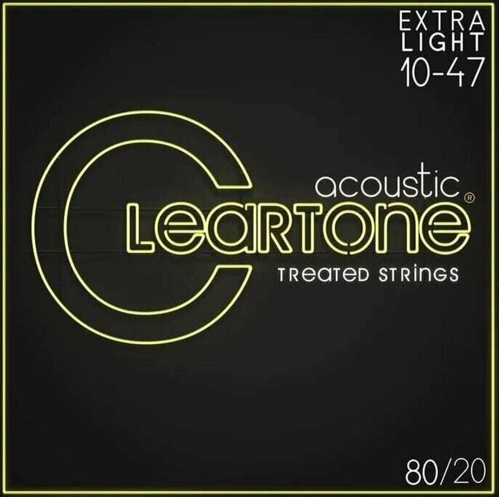 Corde per chitarra acustica Cleartone 80/20 Extra Light Immagine del prodotto 