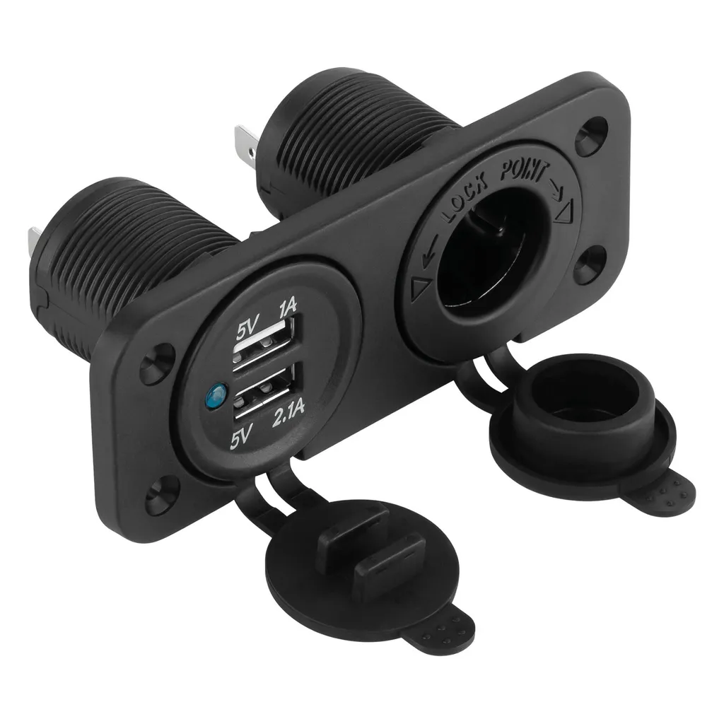 Chargeur USB 3.1A Encastrable : Multipliez vos Prises Allume-Cigare 12V
