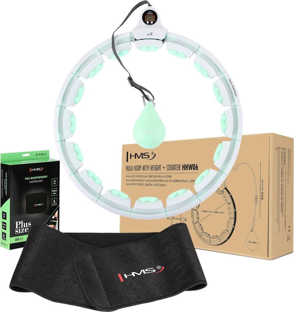 Gewichteter Hula Hoop mit Theke und Taillenstütze, Übergröße