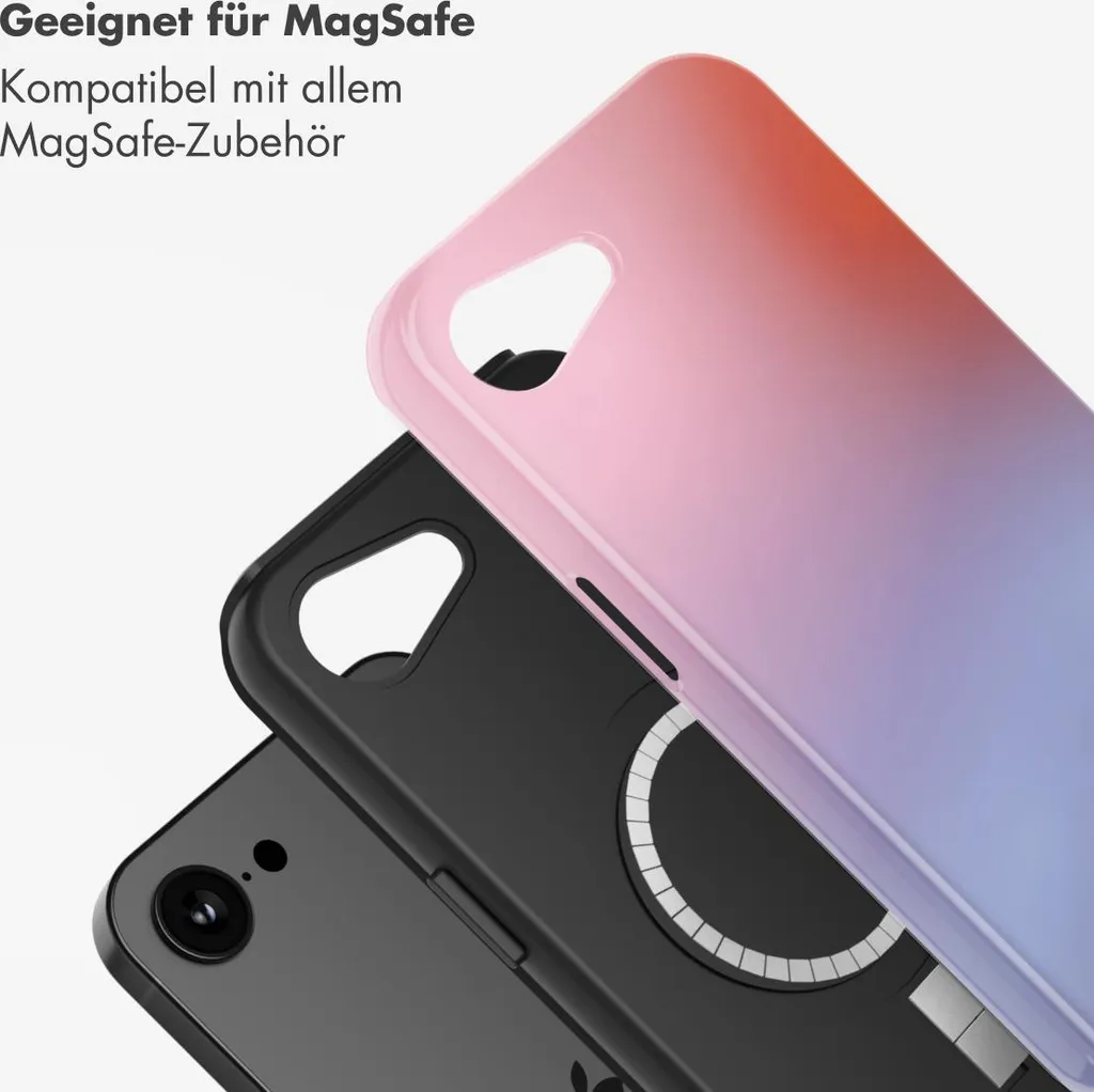 Custodia Selencia Vivid iPhone 16e MagSafe: Stile Gradient Blush - 2