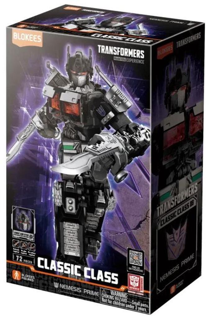 Blokees Transformers Nemesis Prime Bausatz-Figur mit über 20 Gelenken