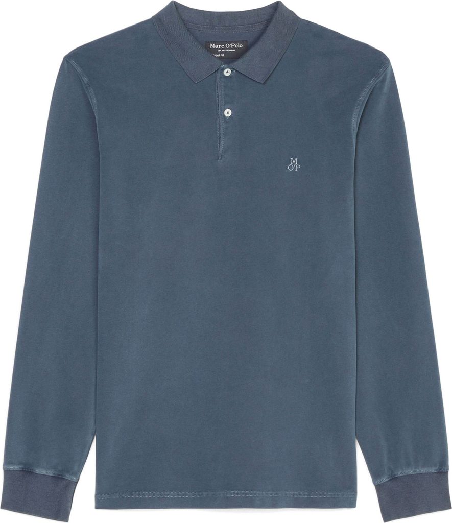 Marc O ́Polo Men / He.Polo / Polo shirt, long sleeve, rib collar