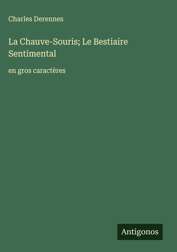 Die Fledermaus Das Sentimentale Bestiarium