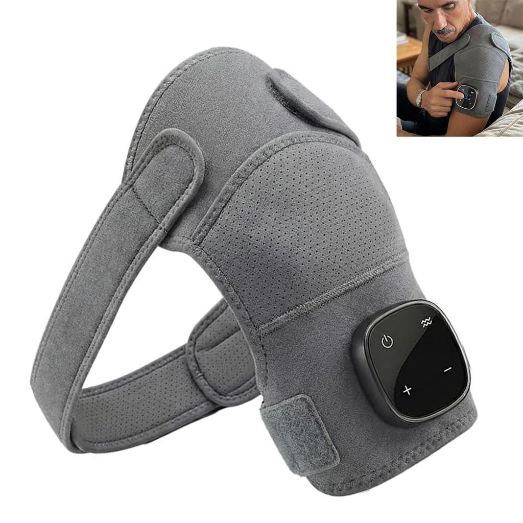 Kabelloser Schulter-Massager mit Wärmetherapie – Produktbild 