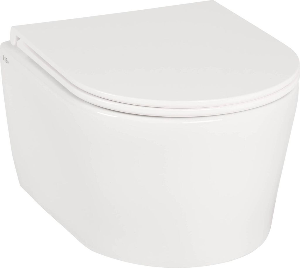 Clou InBe Kompakt-WC und Quickrelease-Toilettensitz mit Softclose Weiß