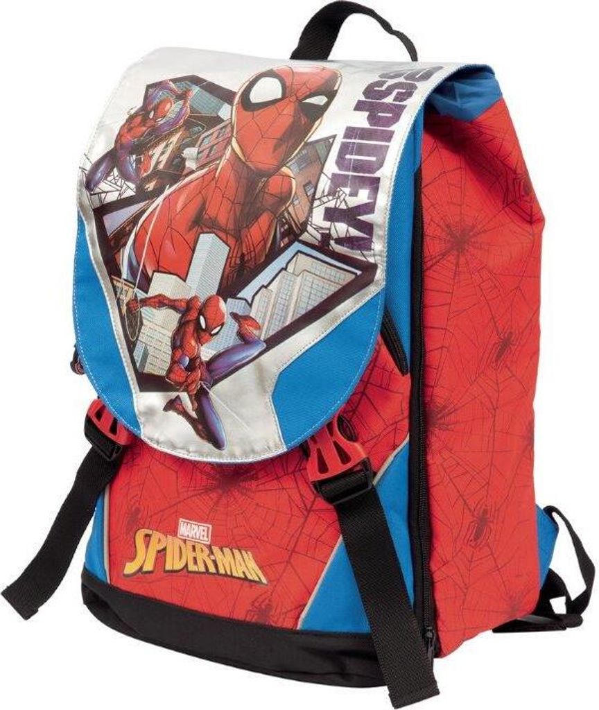 Spiderman erweiterbarer Schulrucksack – Beste Wünsche