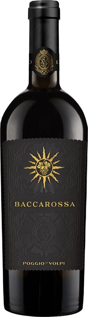 Baccarossa Rosso Lazio IGP Poggio Le Volpi Latium Rotwein trocken