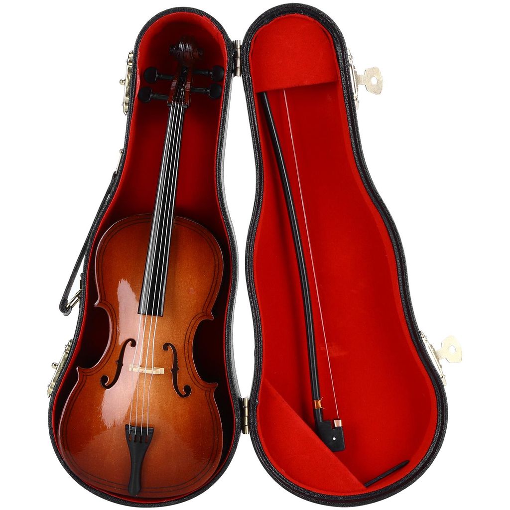 Mini model wiolonczeli, ozdoba, basowy instrument muzyczny, Zdjęcie produktu 